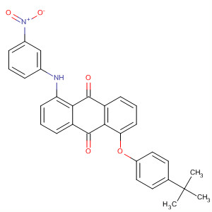69242-30-4  9,10-Anthracenedione,1-[4-(1,1-dimethylethyl)phenoxy]-5-[(3-nitrophenyl)amino]-