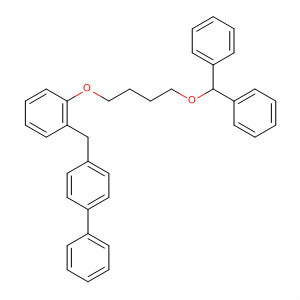 693272-46-7  1,1'-Biphenyl, 4-[[4-(diphenylmethoxy)butoxy]phenylmethyl]-