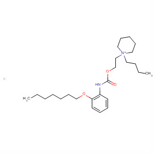 69336-65-8  Piperidinium,1-butyl-1-[2-[[[[2-(heptyloxy)phenyl]amino]carbonyl]oxy]ethyl]-, iodide