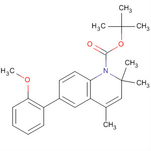 666726-69-8  1(2H)-Quinolinecarboxylic acid, 6-(2-methoxyphenyl)-2,2,4-trimethyl-,1,1-dimethylethyl ester 666726-69-8  1(2H)-Quinolinecarboxylic acid, 6-(2-methoxyphenyl)-2,2,4-trimethyl-,1,1-dimethylethyl ester