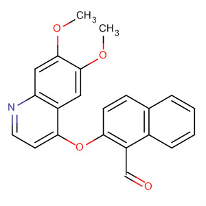 666729-46-0  1-Naphthalenecarboxaldehyde, 2-[(6,7-dimethoxy-4-quinolinyl)oxy]-