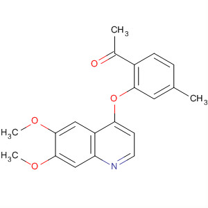 666729-51-7  Ethanone, 1-[2-[(6,7-dimethoxy-4-quinolinyl)oxy]-4-methylphenyl]-