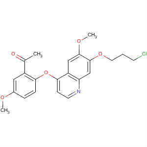 666730-37-6  Ethanone,1-[2-[[7-(3-chloropropoxy)-6-methoxy-4-quinolinyl]oxy]-5-methoxyphenyl]-