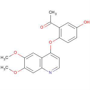 666730-92-3  Ethanone, 1-[2-[(6,7-dimethoxy-4-quinolinyl)oxy]-5-hydroxyphenyl]-