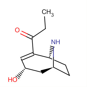 666829-18-1  1-Propanone,1-[(1R,4S,6S)-4-hydroxy-9-azabicyclo[4.2.1]non-2-en-2-yl]-