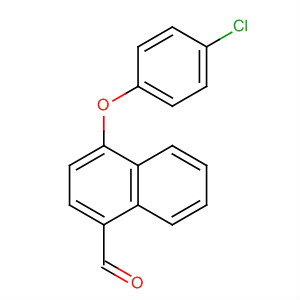 666829-68-1  1-Naphthalenecarboxaldehyde, 4-(4-chlorophenoxy)-