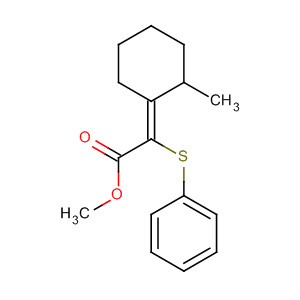 66716-71-0  Acetic acid, (2-methylcyclohexylidene)(phenylthio)-, methyl ester, (Z)-