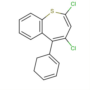 66768-80-7  1-Benzothiepin, 2,4-dichloro-2,3-dihydro-5-phenyl-