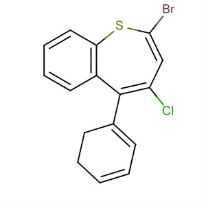 66768-83-0  1-Benzothiepin, 2-bromo-4-chloro-2,3-dihydro-5-phenyl-