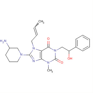 668269-67-8  1H-Purine-2,6-dione,8-(3-amino-1-piperidinyl)-7-(2E)-2-butenyl-3,7-dihydro-3-methyl-1-(2-oxo-2-phenylethyl)-