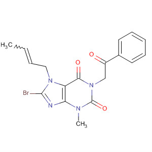 668271-99-6  1H-Purine-2,6-dione,8-bromo-7-(2E)-2-butenyl-3,7-dihydro-3-methyl-1-(2-oxo-2-phenylethyl)-