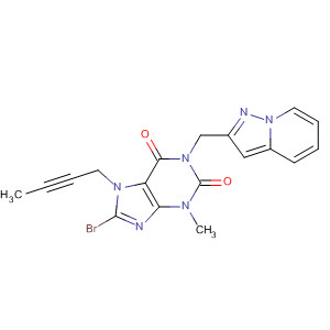 668275-39-6  1H-Purine-2,6-dione,8-bromo-7-(2-butynyl)-3,7-dihydro-3-methyl-1-(pyrazolo[1,5-a]pyridin-2-ylmethyl)-