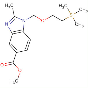 668275-55-6  1H-Benzimidazole-5-carboxylic acid,2-methyl-1-[[2-(trimethylsilyl)ethoxy]methyl]-, methyl ester
