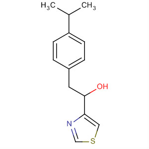 668477-15-4  4-Thiazoleethanol, 2-[4-(1-methylethyl)phenyl]-