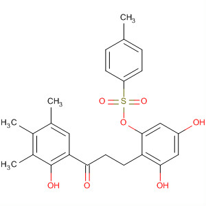 668481-60-5  1-Propanone,3-[2,4-dihydroxy-6-[[(4-methylphenyl)sulfonyl]oxy]phenyl]-1-(3,4,5-trimethoxyphenyl)-