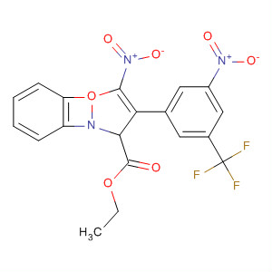 668970-59-0  1,2-Benzisoxazole-3-carboxylic acid,5-nitro-6-[4-nitro-2-(trifluoromethyl)phenyl]-, ethyl ester