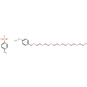 669556-27-8  2,5,8,11,14,17-Hexaoxanonadecan-19-ol, 1-(4-methoxyphenyl)-,4-methylbenzenesulfonate