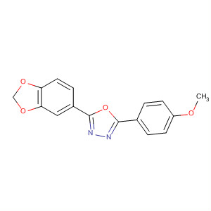 669709-85-7  1,3,4-Oxadiazole, 2-(1,3-benzodioxol-5-yl)-5-(4-methoxyphenyl)-