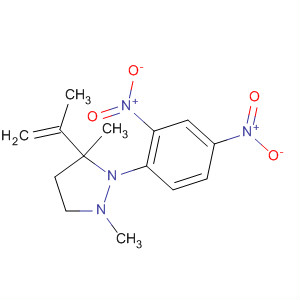 67003-40-1  Pyrazolidine, 2-(2,4-dinitrophenyl)-1,3-dimethyl-3-(1-methylethenyl)-