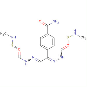 67014-12-4  Benzamide, 4-[1,2-bis[[(methylamino)thioxomethyl]hydrazono]ethyl]-