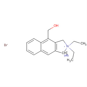 671223-27-1  1H-Benz[f]isoindolium, 2,2-diethyl-2,3-dihydro-4-(hydroxymethyl)-,bromide