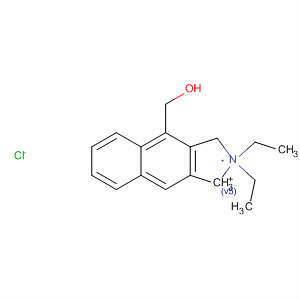 671223-34-0  1H-Benz[f]isoindolium, 2,2-diethyl-2,3-dihydro-4-(hydroxymethyl)-,chloride
