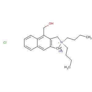 671223-36-2  1H-Benz[f]isoindolium, 2,2-dibutyl-2,3-dihydro-4-(hydroxymethyl)-,chloride