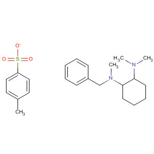 67198-31-6  1,2-Cyclohexanediamine, N,N,N'-trimethyl-N'-(phenylmethyl)-, trans-,mono(4-methylbenzenesulfonate)