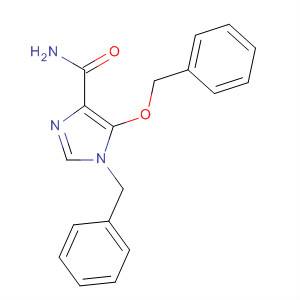 67250-66-2  1H-Imidazole-4-carboxamide, 5-(phenylmethoxy)-1-(phenylmethyl)-