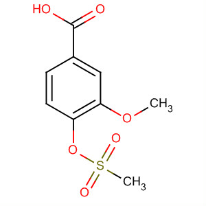 67258-10-0  Benzoic acid, 3-methoxy-4-[(methylsulfonyl)oxy]-