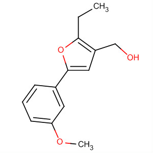 672930-68-6  3-Furanmethanol, 2-ethyl-5-(3-methoxyphenyl)-