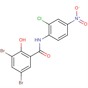 67358-45-6  Benzamide, 3,5-dibromo-N-(2-chloro-4-nitrophenyl)-2-hydroxy-