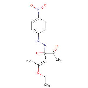 67382-01-8  4-Hexene-2,3-dione, 5-ethoxy-, 3-[(4-nitrophenyl)hydrazone]