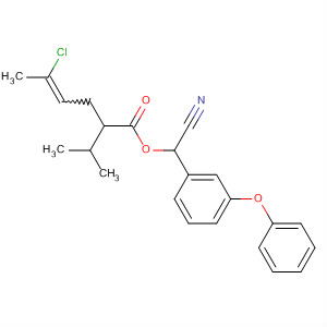 67436-01-5  4-Hexenoic acid, 5-chloro-2-(1-methylethyl)-,cyano(3-phenoxyphenyl)methyl ester