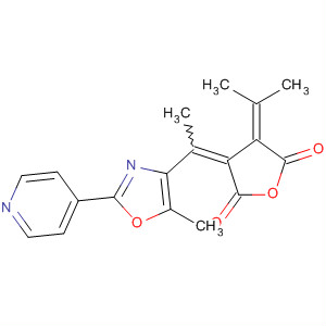 674785-92-3  2,5-Furandione,dihydro-3-(1-methylethylidene)-4-[1-[5-methyl-2-(4-pyridinyl)-4-oxazolyl]ethylidene]-