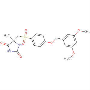 675185-72-5  2,4-Imidazolidinedione,5-[[[4-[(3,5-dimethoxyphenyl)methoxy]phenyl]sulfonyl]methyl]-5-methyl-