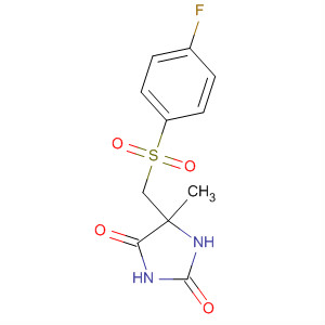 675185-73-6  2,4-Imidazolidinedione, 5-[[(4-fluorophenyl)sulfonyl]methyl]-5-methyl-
