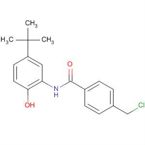 67563-31-9  Benzamide, 4-(chloromethyl)-N-[5-(1,1-dimethylethyl)-2-hydroxyphenyl]-