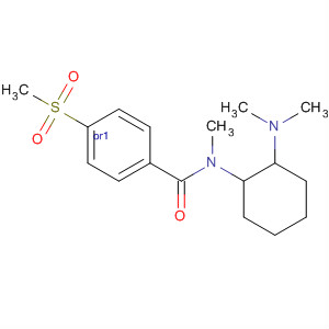 67579-09-3  Benzamide,N-[2-(dimethylamino)cyclohexyl]-N-methyl-4-(methylsulfonyl)-, trans-