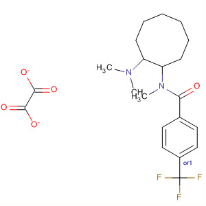 67579-63-9  Benzamide,N-[2-(dimethylamino)cyclooctyl]-N-methyl-4-(trifluoromethyl)-, trans-,ethanedioate (1:1)
