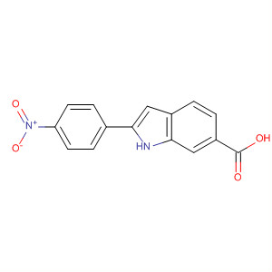 675821-02-0  1H-Indole-6-carboxylic acid, 2-(4-nitrophenyl)-