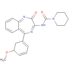 676129-61-6  1-Piperidinecarboxamide,N-[2,3-dihydro-5-(3-methoxyphenyl)-2-oxo-1H-1,4-benzodiazepin-3-yl]-