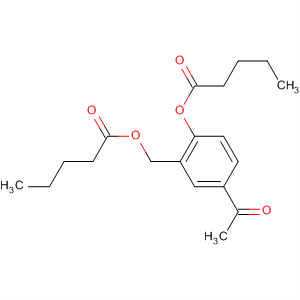 67632-19-3  Pentanoic acid, 4-acetyl-2-[[(1-oxopentyl)oxy]methyl]phenyl ester