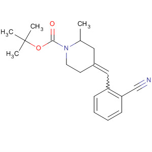 676490-95-2  1-Piperidinecarboxylic acid, 4-(cyanophenylmethylene)-2-methyl-,1,1-dimethylethyl ester