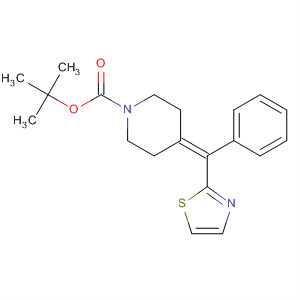 676491-18-2  1-Piperidinecarboxylic acid, 4-(phenyl-2-thiazolylmethylene)-,1,1-dimethylethyl ester