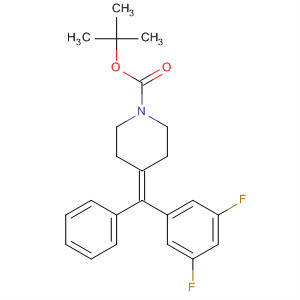 676491-21-7  1-Piperidinecarboxylic acid, 4-[(3,5-difluorophenyl)phenylmethylene]-,1,1-dimethylethyl ester