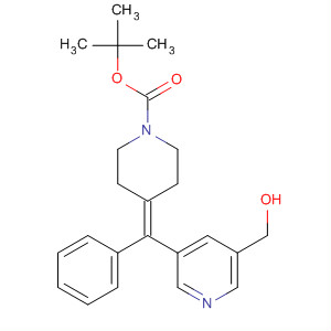 676491-54-6  1-Piperidinecarboxylic acid,4-[[5-(hydroxymethyl)-3-pyridinyl]phenylmethylene]-, 1,1-dimethylethylester