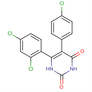 676563-61-4  2,4(1H,3H)-Pyrimidinedione, 5-(4-chlorophenyl)-6-(2,4-dichlorophenyl)-
