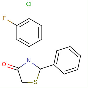 676603-69-3  4-Thiazolidinone, 3-(4-chloro-3-fluorophenyl)-2-phenyl-