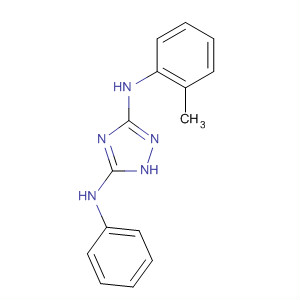 676617-05-3  1H-1,2,4-Triazole-3,5-diamine, N-(2-methylphenyl)-N'-phenyl- 676617-05-3  1H-1,2,4-Triazole-3,5-diamine, N-(2-methylphenyl)-N'-phenyl-